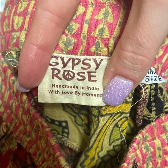 Colorful Patchwork Maxi Skirt - Picture 2 of 4